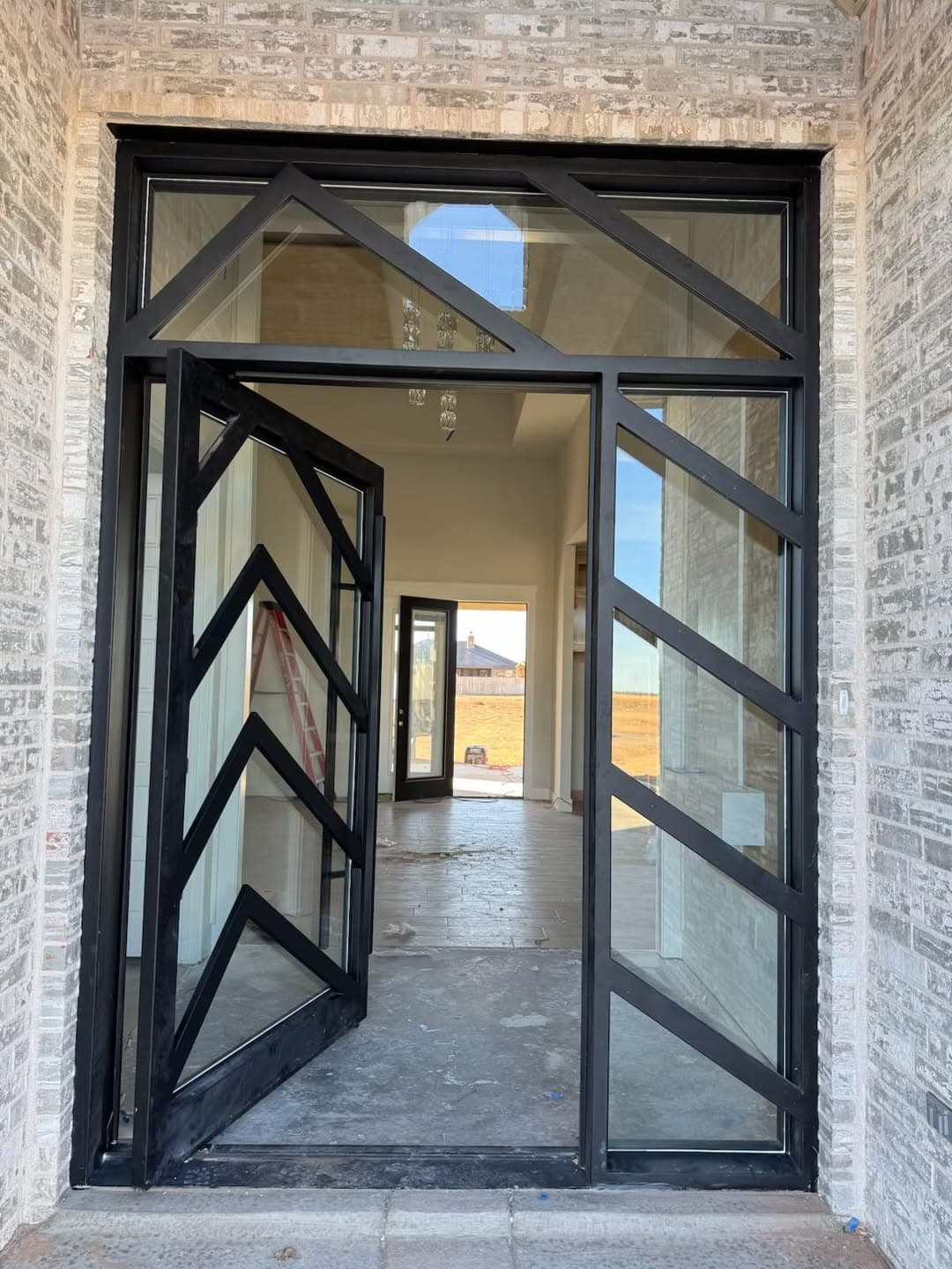 Iron door detail and hardware